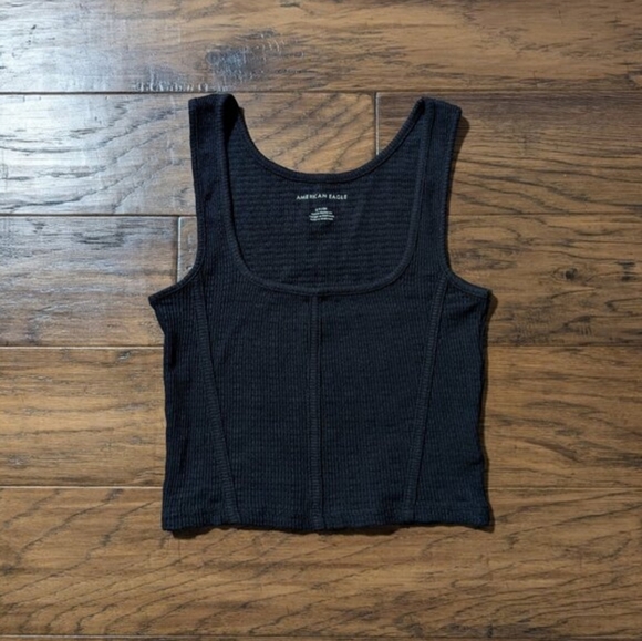 American Eagle corset tank top black size small - Picture 13 of 14